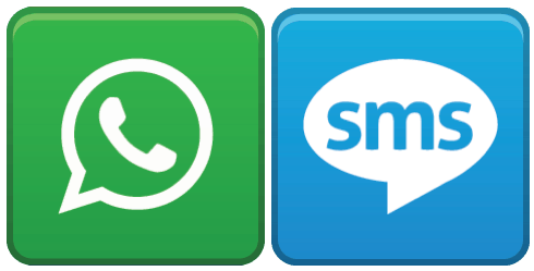 WhatsApp SMS Side By Side